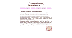 Desktop Screenshot of princetonintegralendocrinology.com